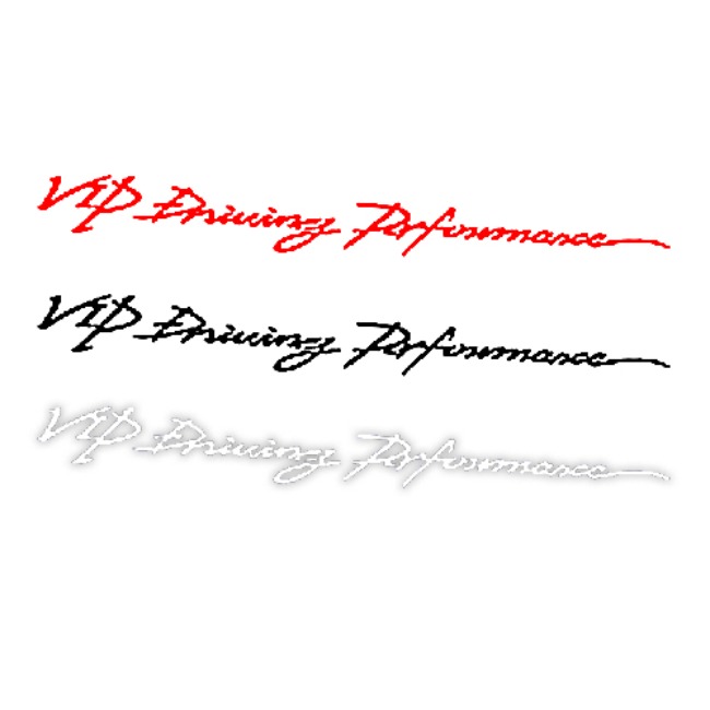 자동차스티커 VIP DRIVING PERFORMANCE Cutting sticker (YF)