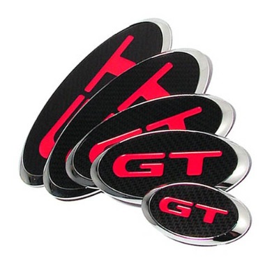 자동차엠블럼 비비드 GT 카본룩 (5종)
