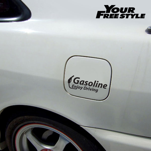자동차 주우규 데칼스티커 GASOLINE 가솔린 (11cmX5cm)
